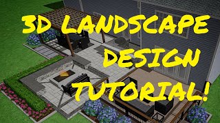 3D Landscape Design Tutorial  Realtime Landscape Architect  Uvision Software [upl. by Jago]