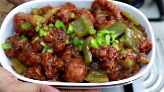 Gobi Manchurian Gravy in Malayalam  Restaurant Style Gobi Manchurian Recipe [upl. by Lali]