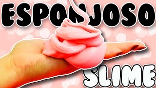 Tutorial Haz SLIME ESPONJOSO facil  Sin BORAX [upl. by Lorenzo]