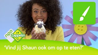 SHAUN HET SCHAAPTRAKTATIE  Knutselen met Fenna  NPO Zappelin [upl. by Liahus]