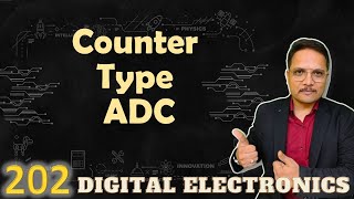 Counter Type ADC Basics Structure Working Conversion Graph and Conversion Time [upl. by Farl]