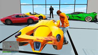 Stealing EVERY Ferrari From The Showroom In GTA 5 RP [upl. by Etnud612]