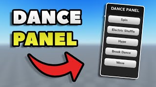 How To Make a DANCE PANEL in Roblox Studio [upl. by Jeraldine]