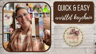 How to Make a Wristlet Keychain In 10 Minutes [upl. by Tertia]