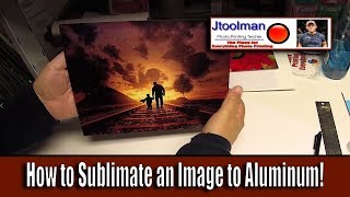 How to Sublimate an Image to Aluminum [upl. by Drofyar]