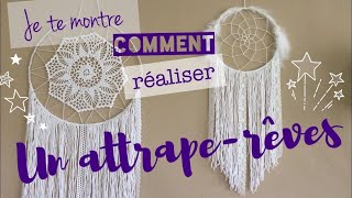 DIY  Réalisation dun attrape rêve bohème [upl. by Messing530]