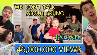 Family Reacts to “We Don’t Talk About Bruno” From Encanto BLOOPERSBTS [upl. by Allisan]