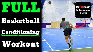 FULL Basketball Conditioning Workout Get In BASKETBALL SHAPE [upl. by Ross497]