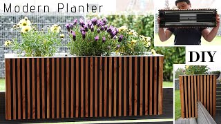 DIY Balcony Planter BoxBalkonblumenkasten selber bauenSiebdruckplatten BoxOutdoor Planter BOX [upl. by Akinot]