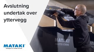 Avslutning undertak over yttervegg  Prosjektering [upl. by Korten709]