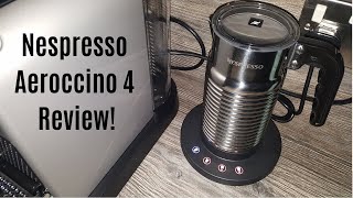 Nespresso Aeroccino 4 Milk Frother Review  Worth upgrading from the Aeroccino 3 [upl. by Barber]