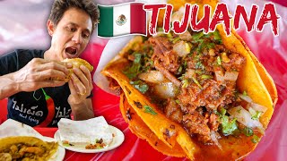 Mexican Street Food in Tijuana 🇲🇽 INSANE TACOS TOUR IN MEXICO 🌮Part 2 [upl. by Yelkao]