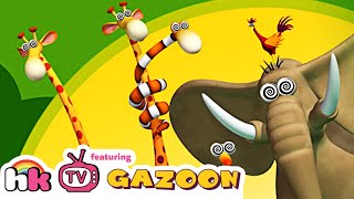 Gazoon The Snake Charming  Funny Animals Cartoons by HooplaKidz TV [upl. by Alamak]