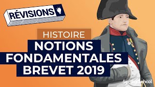 Histoire  notions fondamentales pour le Brevet 2019 [upl. by Service236]