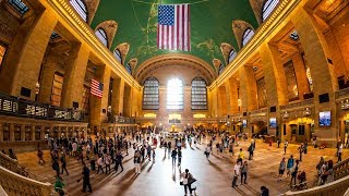 Walking Tour of Grand Central Terminal — New York City 【4K】🇺🇸 [upl. by Llecrep381]