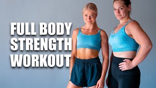 20 MIN FULL BODY STRENGTH WORKOUT  with weights  stronger together series DAY 2 [upl. by Ceciley]