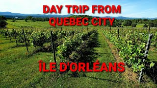 Quebec City Day Trip  Ile dOrleans Quebec  Guided Tour [upl. by Ruenhs]