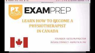 Physiotherapy Competency Exam PCE  CANADA [upl. by Atnahc]