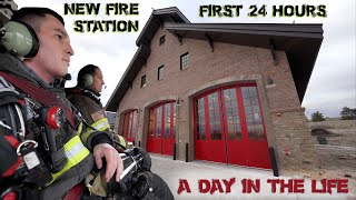 First 24 Hours in a New Fire Station  A Day in the Life [upl. by Enyleve]