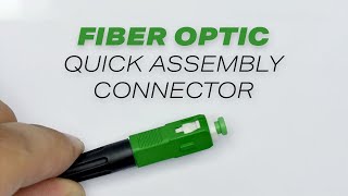 Fiber optic quickassembly connector Ultimode ESC925T [upl. by Anoyek]