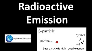 Radioactive Emission  Radioactivity [upl. by Eedebez]