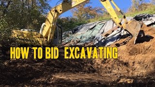 How to Bid Excavating and Grading [upl. by Rayna]