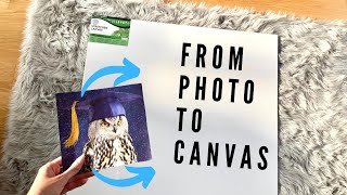 Tutorial  ENLARGING and PROJECTING an image onto a canvas for ART [upl. by Lenahs]