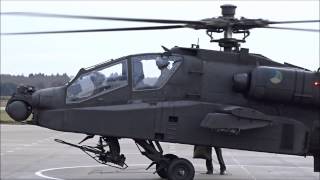 Extremely Close Apache RNLAF AH64 StartUp And TakeOff [upl. by Elora]