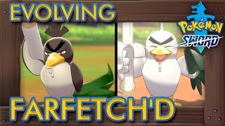 Pokémon Sword amp Shield  How to Evolve Farfetchd into Sirfetchd [upl. by Aelegna]