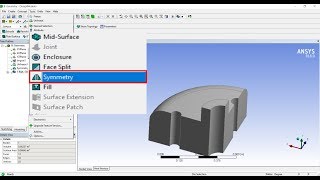 ✅ ANSYS Design Modeler  Symmetry  Basic Tutorial 18 [upl. by Ahsitel492]