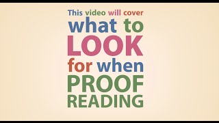 University of Sheffield  What to look for when proofreading [upl. by Bobbye]