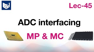 ADC interfacing  introduction  ADC 08080809  MPMC  Lec45  Bhanu Priya [upl. by Weld275]