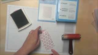 How to Color the Raised Image from an Embossing Folder [upl. by Onimixam]