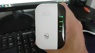 Wifi Repeater 300Mbps Signal Extender Booster Review Setup [upl. by Vena]