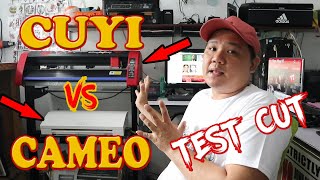 Cameo Cutter Plotter vs Cuyi Cutter Plotter  Test Cut Comparison [upl. by Icram]