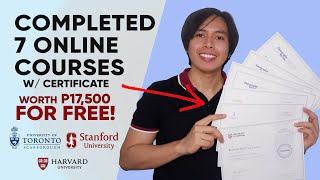 Completed 7 Online Courses with Certification for FREE  by Inyi Yruma [upl. by Kristopher]