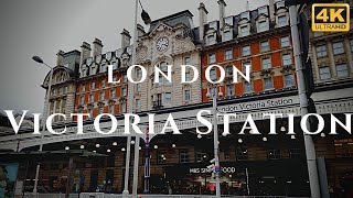 London Victoria Station Walk Through England 4K [upl. by Blackmore89]