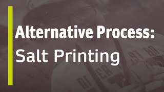 Alternative Process Salt Printing [upl. by Ahseram]