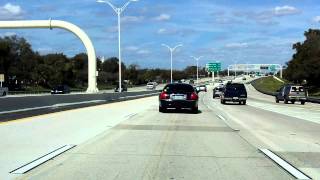 Interstate 275  Florida Exits 45 to 53 northbound [upl. by Alecram]