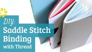 DIY Saddle Stitch Bookbinding Tutorial  Sea Lemon [upl. by Ellenaej137]