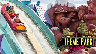 The Theme Park History of Dudley DoRights Ripsaw Falls Universals Islands of Adventure [upl. by Nonez935]