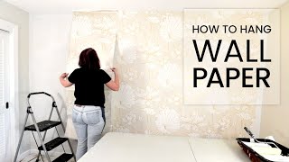 How to Hang Wallpaper with Paste [upl. by Elisabetta]