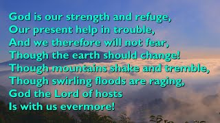 God is Our Strength and Refuge Tune Dam Busters March  3vv with lyrics for congregations [upl. by Crescint279]