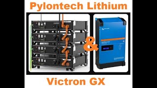 Victron GX et les batteries Pylontech Lithium montage et mise en service technique  la Watterie [upl. by Musette484]