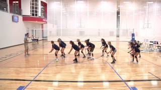 Shuffling Drill  Volleyball Drill [upl. by Field]