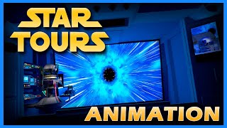 Star Tours Original  Animation [upl. by Esiuqcaj174]