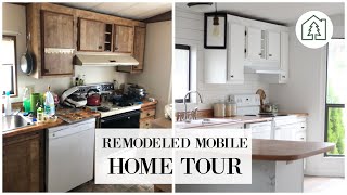 UNBELIEVABLE SINGLE WIDE MOBILE HOME RENOVATION  Before and After  Mobile Home Investing [upl. by Siramad]