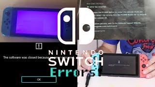 Nintendo Switch All Errors [upl. by Gnuh]