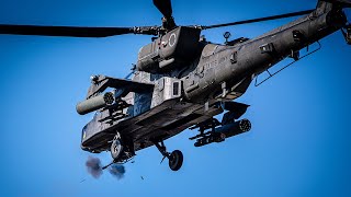 AH64 Apache Gunship  Aerial Gunnery Training [upl. by Arlen]