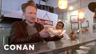 Conan Makes NYC Pizza  CONAN on TBS [upl. by Grieve568]